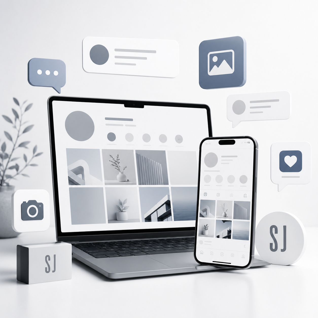 Social media setup service image